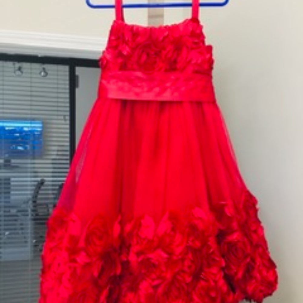 Girls Red Dress